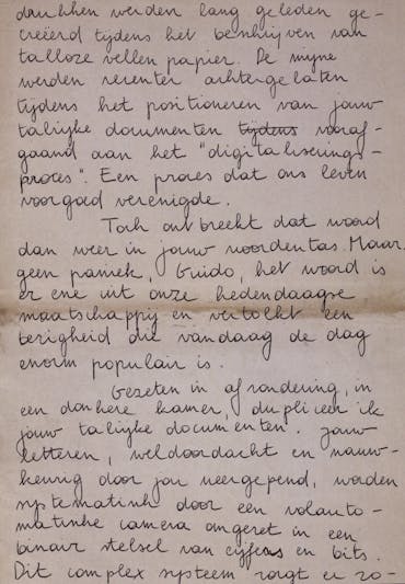 Hedendaagse brief Heidi brief 1v