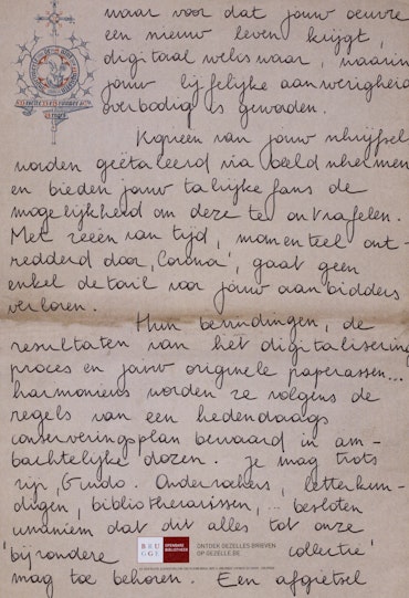 Hedendaagse brief Heidi brief 2r